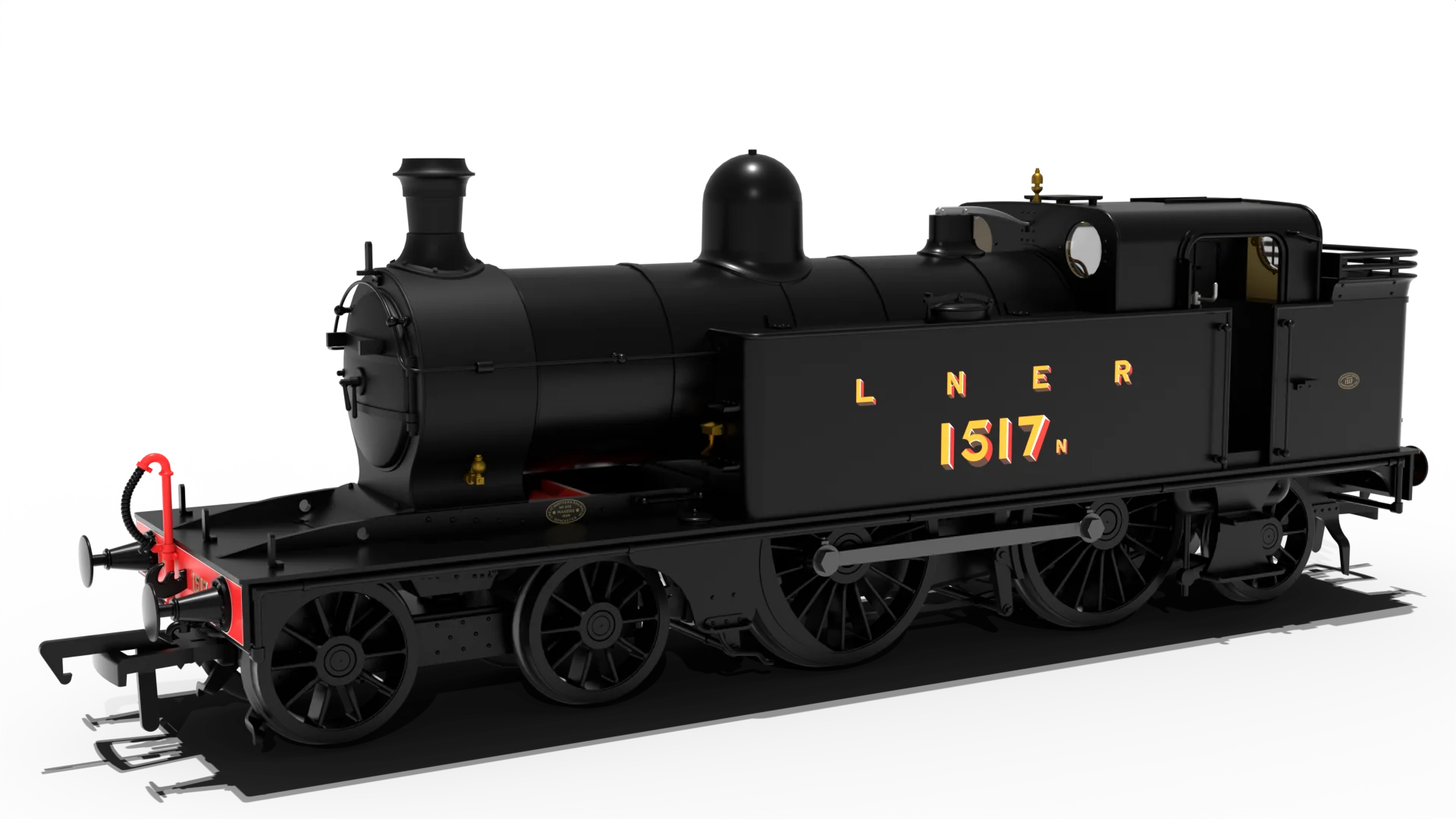 989004 LNER C12 Tank No.1517N L&NER Lined Black Steam Locomotive