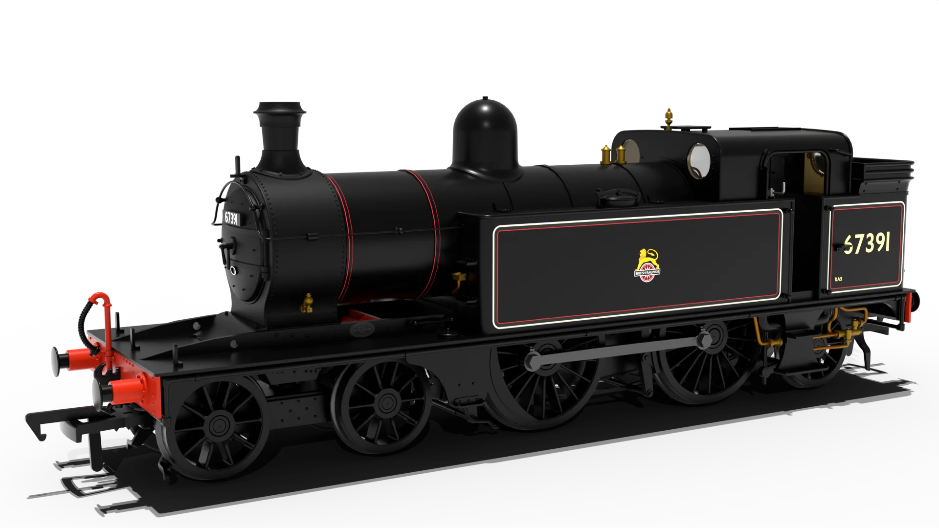 989511 LNER C12 Tank No.67391 BR Lined Black (Early Crest) Steam Locomotive - DCC Sound