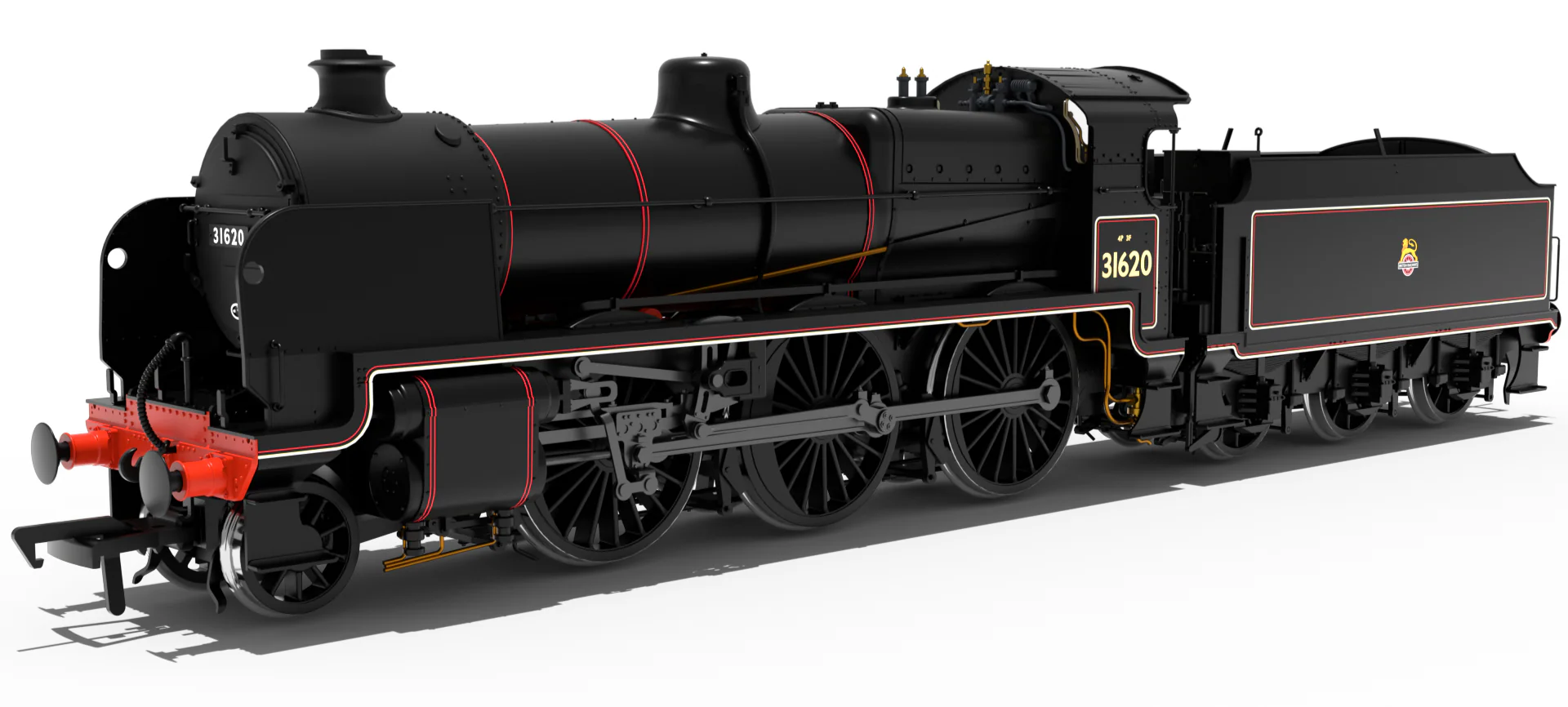 992008 SR U Class 2-6-0 No.31620 - BR Lined Black Early Crest Steam Locomotive