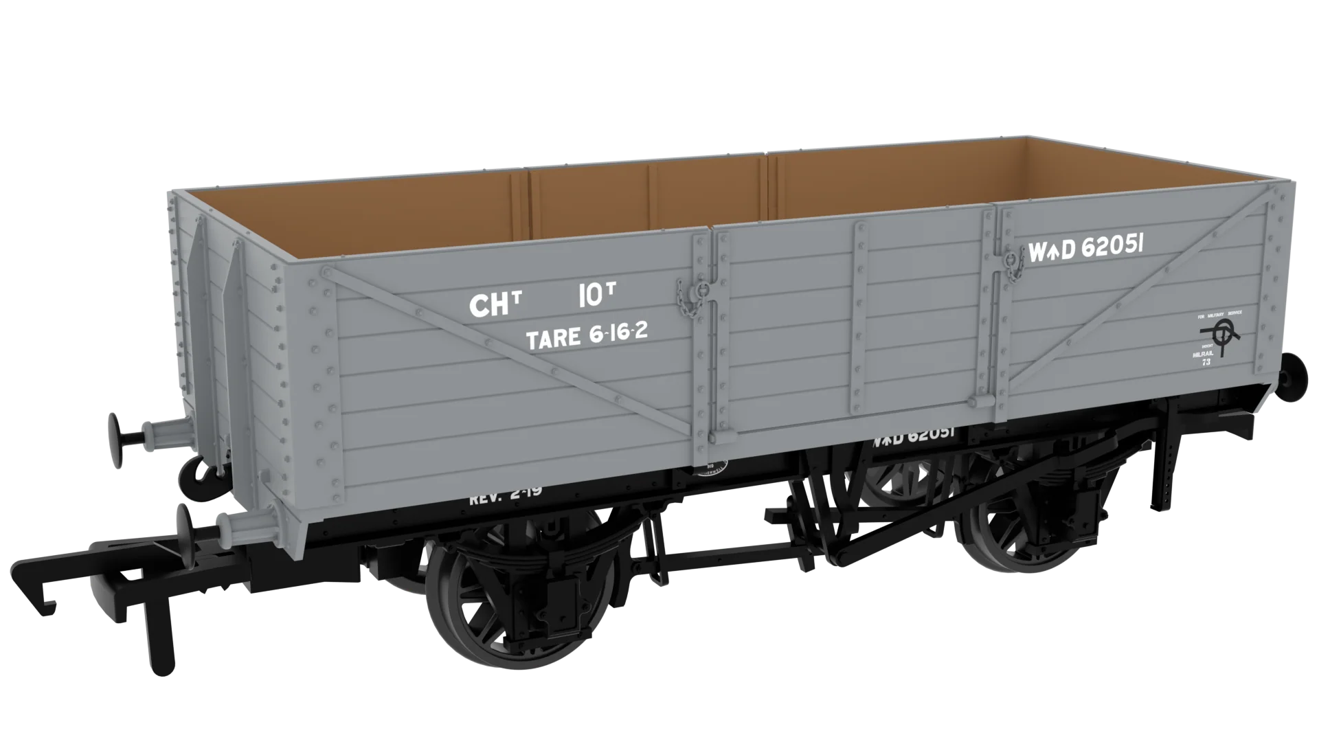 995004 GCR Dia. 9A/9B 6-Plank - No. 62051 WD Grey