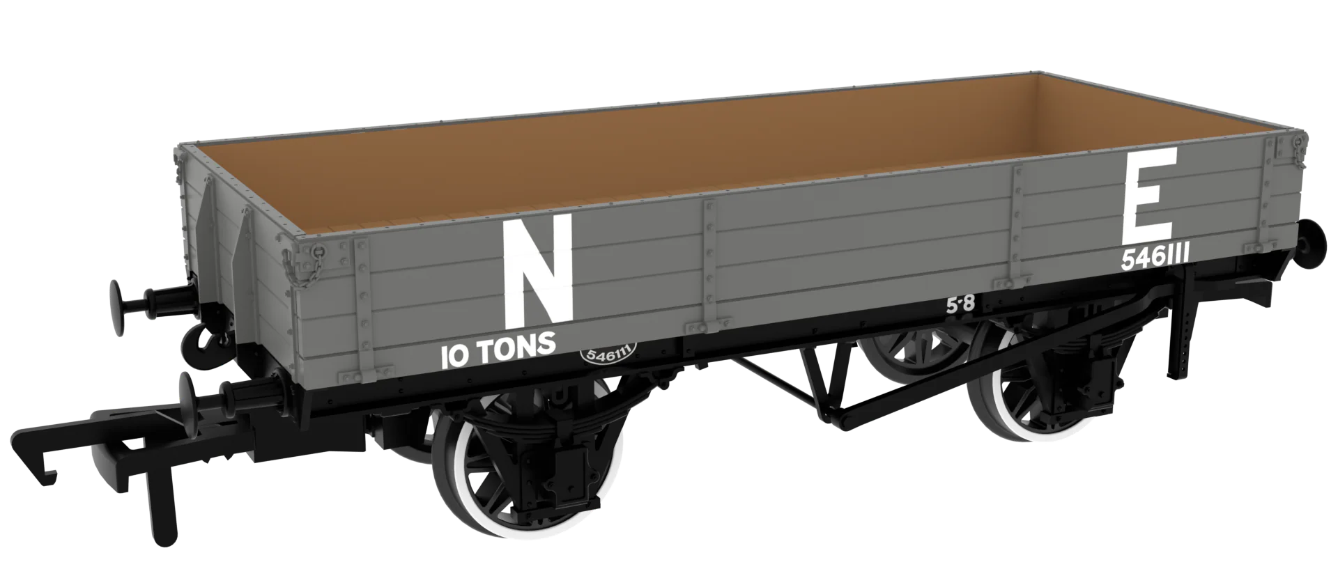 996005 GCR Dia. 6C 3-Plank Open - No. 546111 LNER (pre-’36) Grey