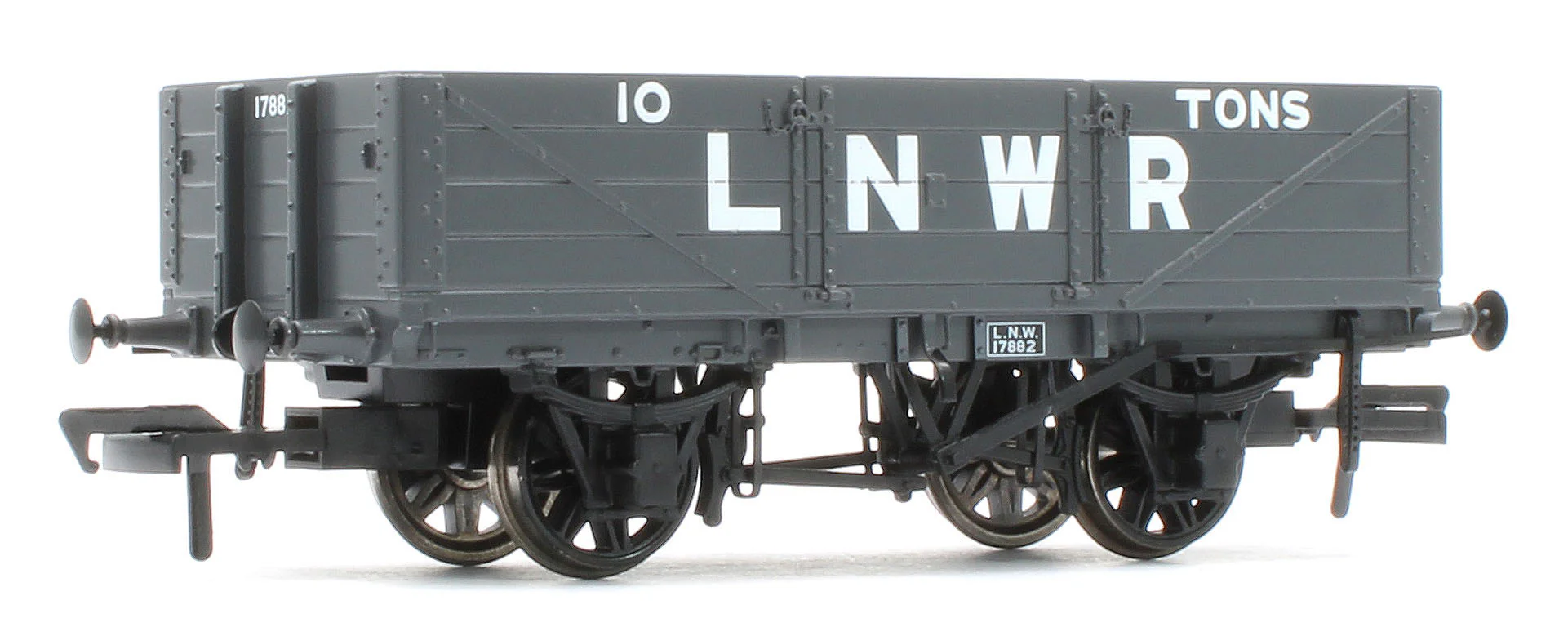 950003 LNWR D84 4-Plank Open LNWR Grey No.17882 - Image 3