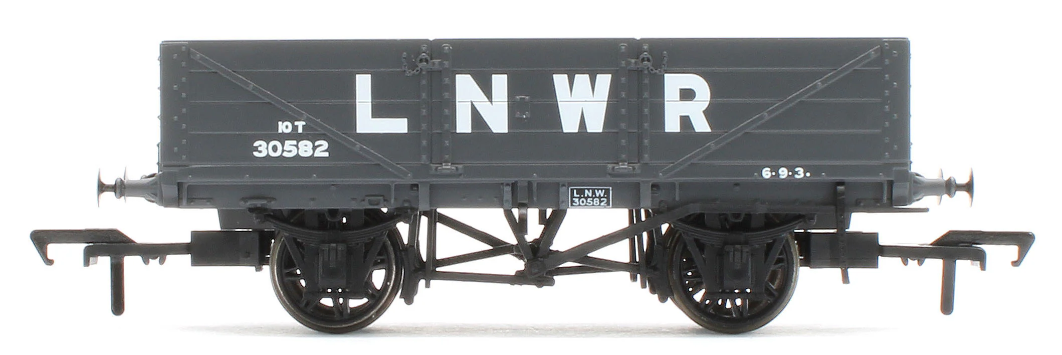 950004 LNWR D84 4-Plank Open LNWR Grey No.30582 - Image 2