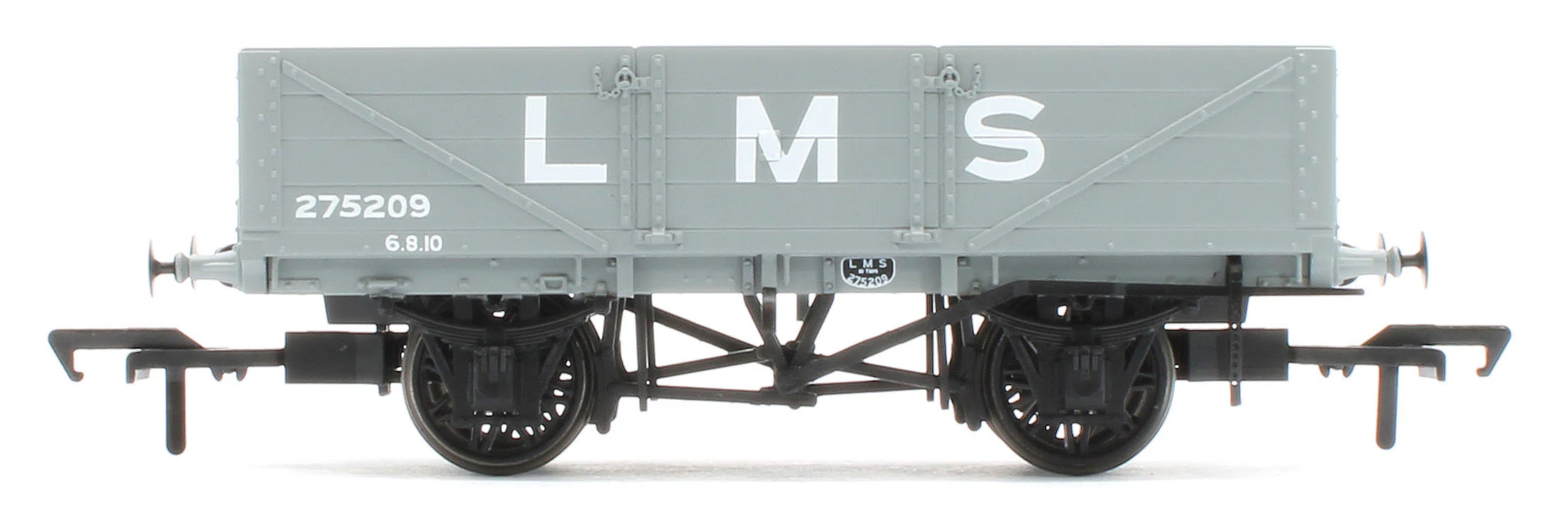 950005 LNWR D84 4-Plank Open LMS Grey (pre-1936) No.275209 - Image 2