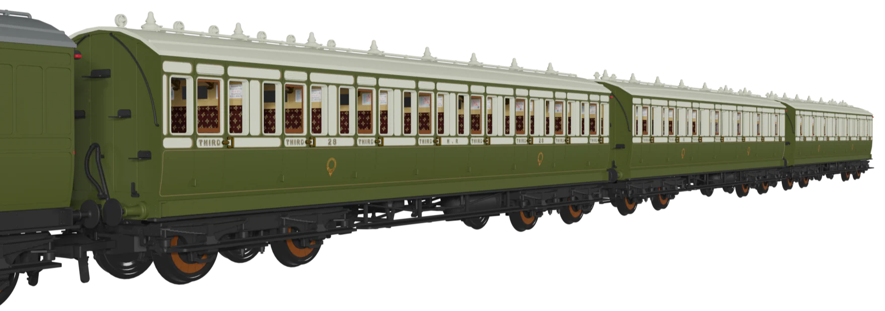 978113 āEvolutionā 48ā Highland Railway Green and White No.12, 47 & 97 Triple Pack - Image 2