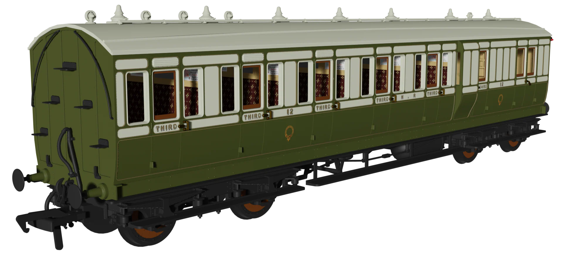 978113 āEvolutionā 48ā Highland Railway Green and White No.12, 47 & 97 Triple Pack - Image 3