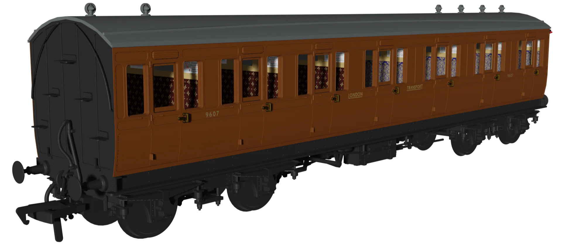 978125 ‘Evolution’ 48’ London Transport Brown No.9631, 9625 & 9607 Triple Pack - Image 4