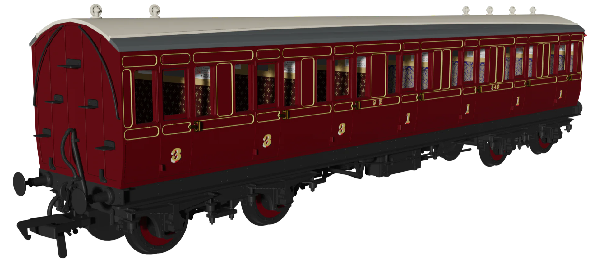 978146 āEvolutionā 48ā Great Eastern Railway Crimson Composite No.840