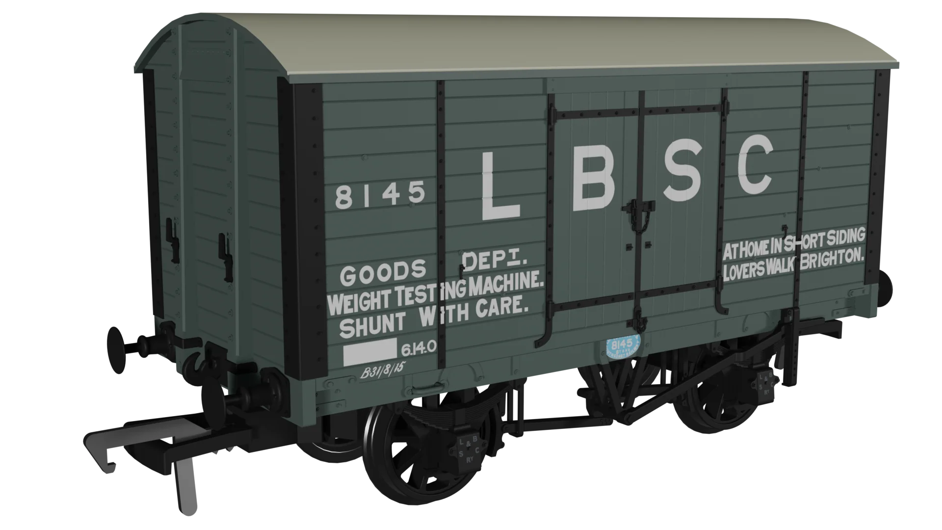 979005 LB&SCR Dia.8-Ton Goods Van LBSC No.8145