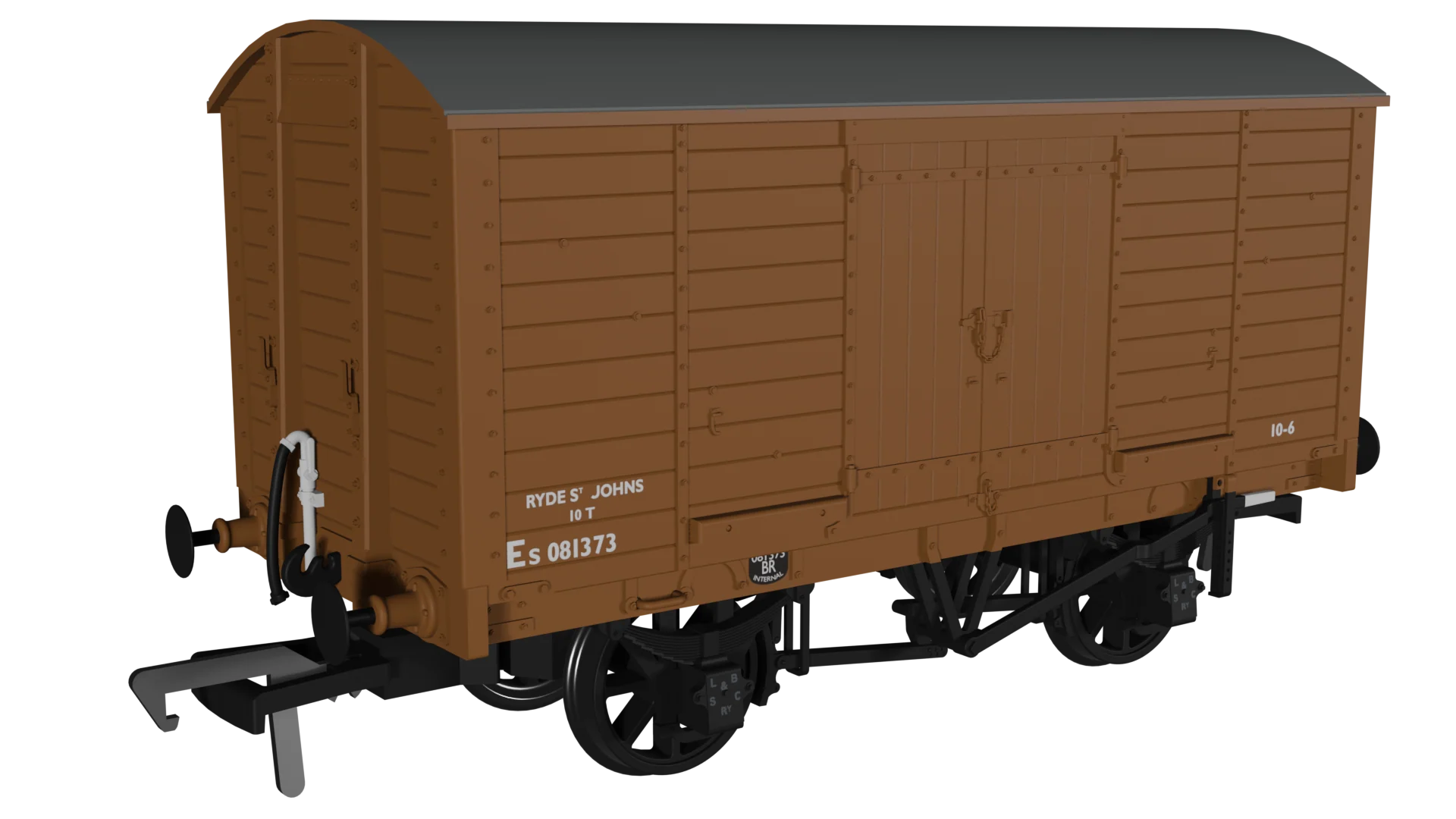 979017 LB&SCR Dia.8-Ton Goods Van BR Departmental No.ES081373
