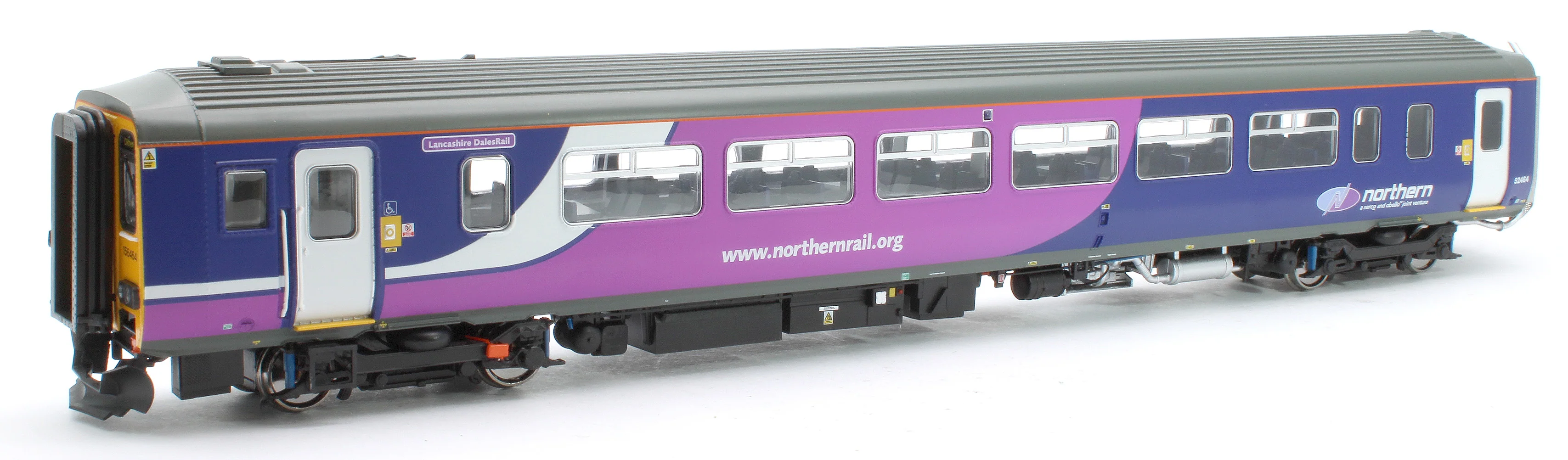 RT156-421 Class 156 Northern Midnight Blue Livery 2 Car DMU '156464' - Image 11