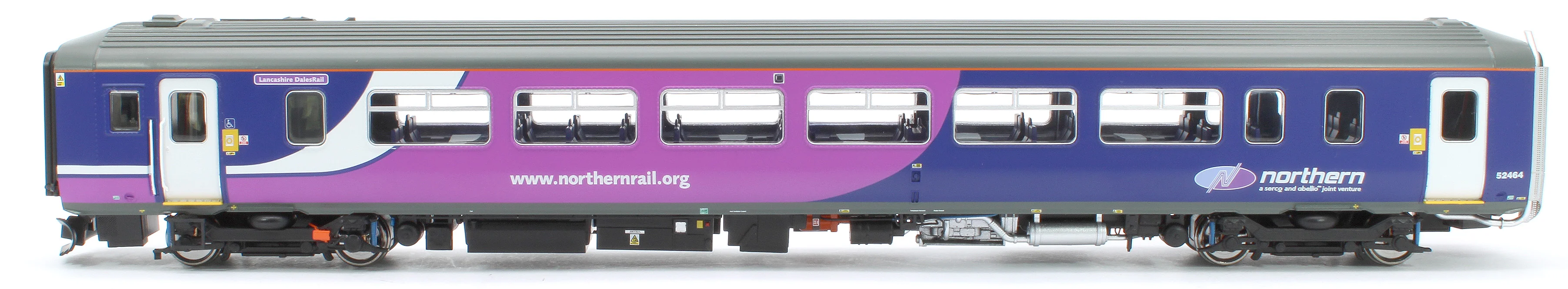 RT156-421 Class 156 Northern Midnight Blue Livery 2 Car DMU '156464' - Image 12