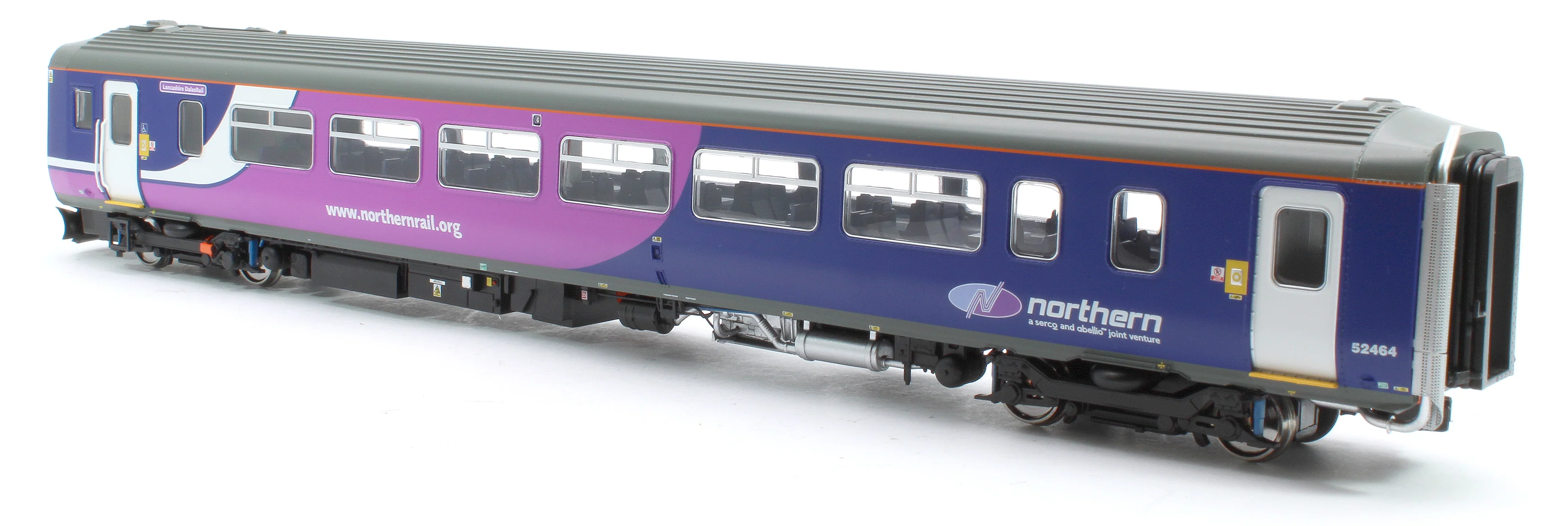 RT156-421 Class 156 Northern Midnight Blue Livery 2 Car DMU '156464' - Image 13