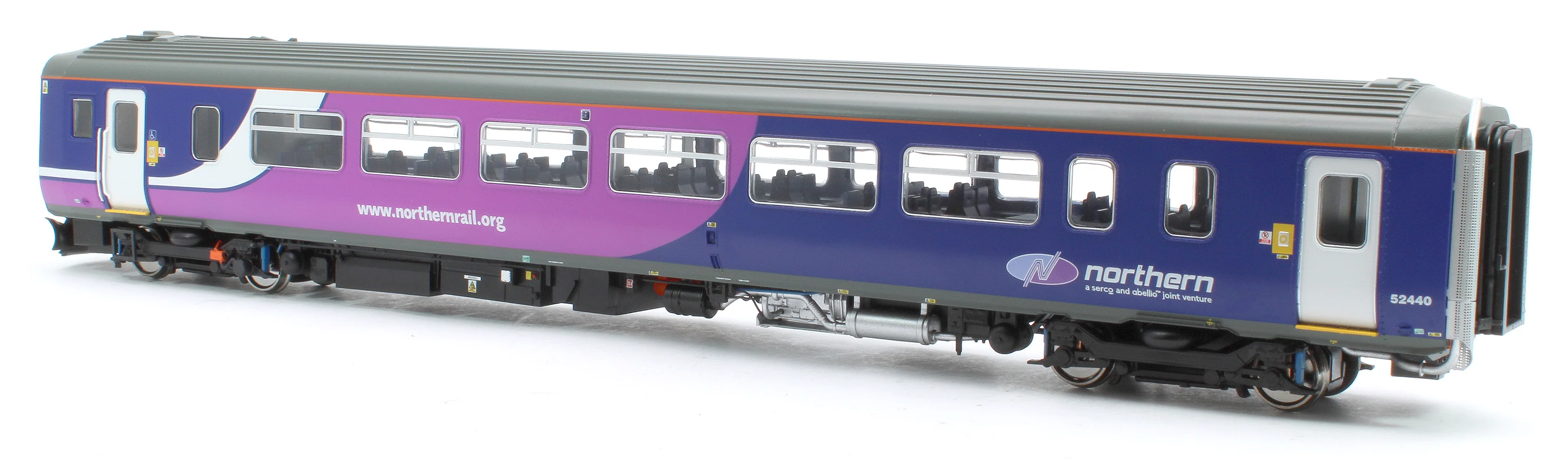 RT156-422 Class 156 Northern Midnight Blue Livery 2 Car DMU - Image 13