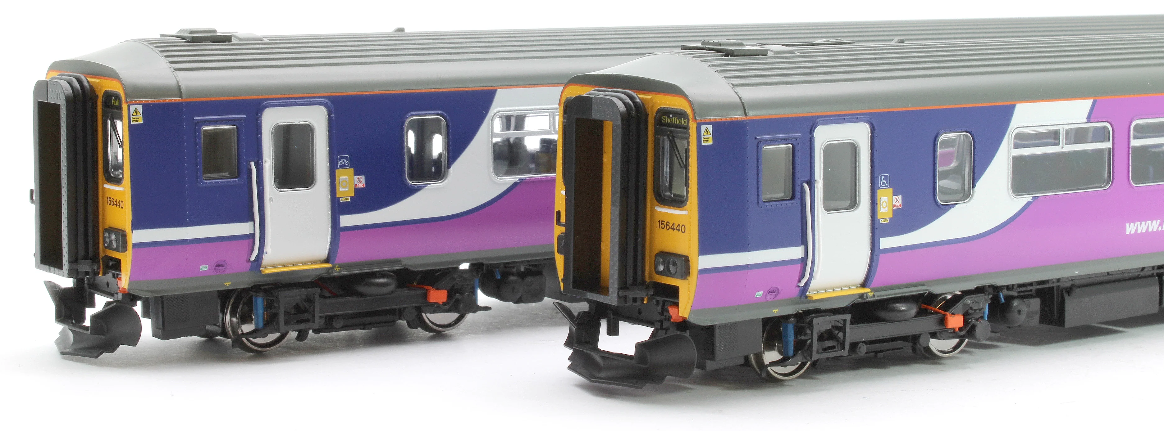 RT156-422 Class 156 Northern Midnight Blue Livery 2 Car DMU - Image 2