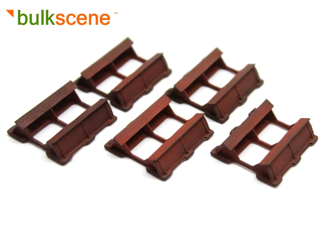 BSBAASC Red Oxide Weathered BAA Steel Coil Cradles (x5)