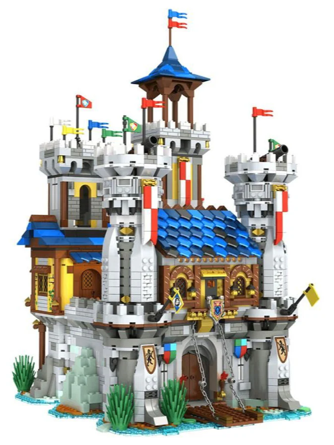 66006A1 Medieval Castle 2722pc Construction Set