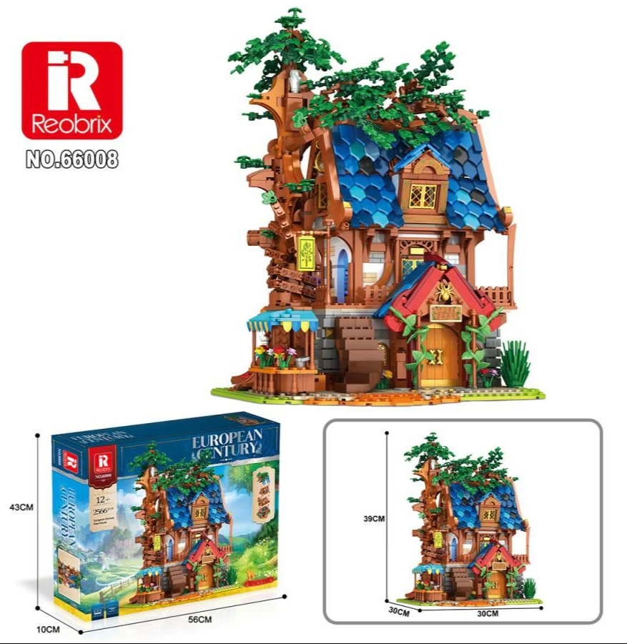 66008 Medieval Tree House 2566pc Construction Set - Image 5