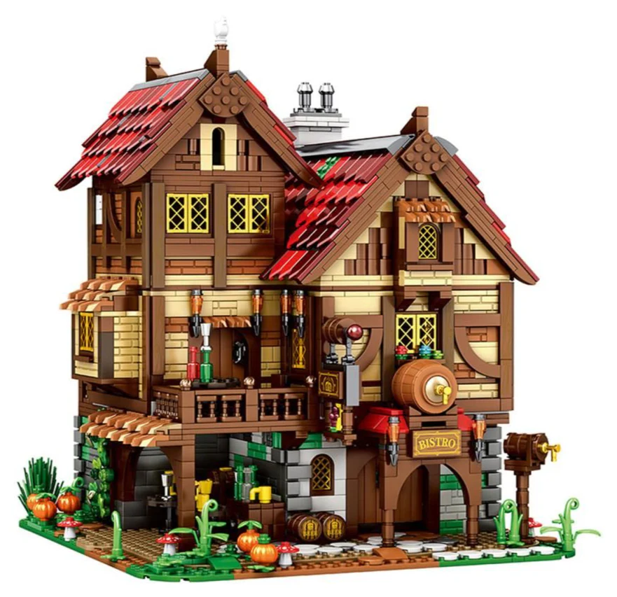 66018 Medieval Bistro 2831pc Construction Set