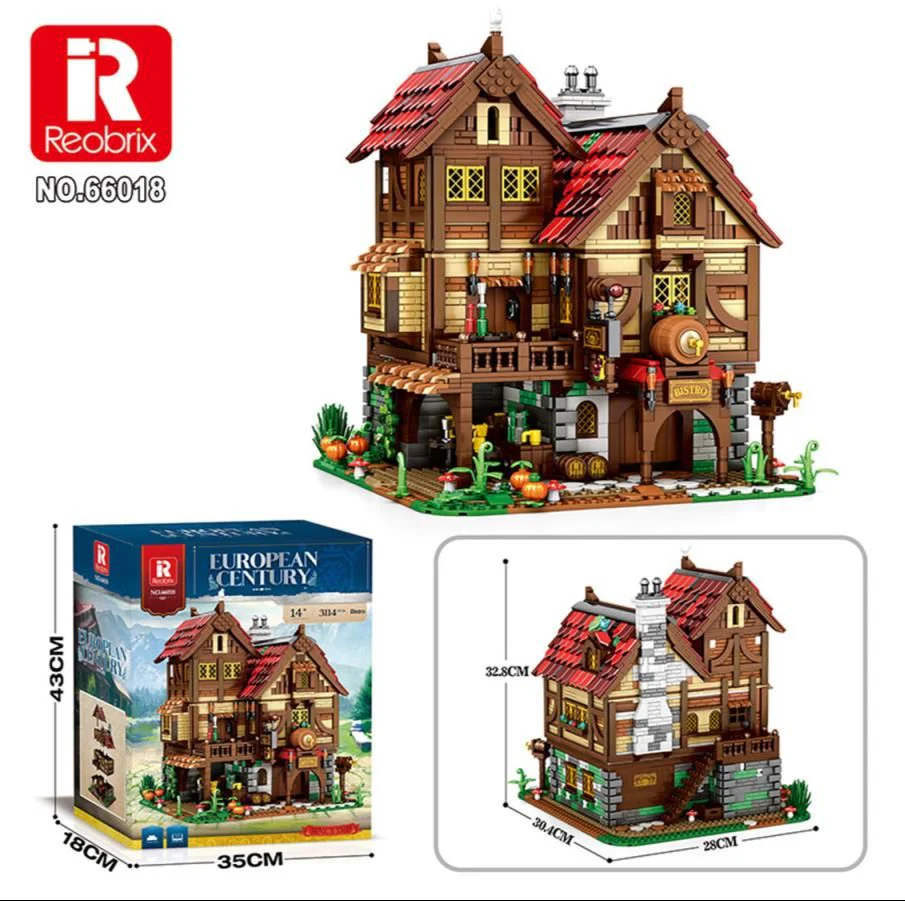 66018 Medieval Bistro 2831pc Construction Set - Image 6