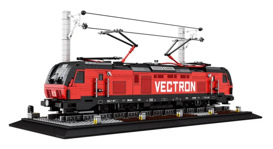 66019A European Electric Locomotive 1889pc Construction Set