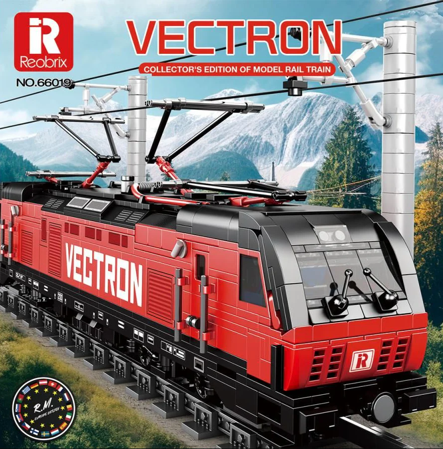 66019A European Electric Locomotive 1889pc Construction Set - Image 7