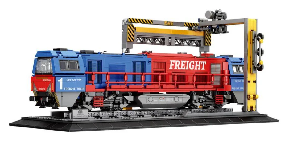 66021A European Diesel Locomotive 1980pc Construction Set