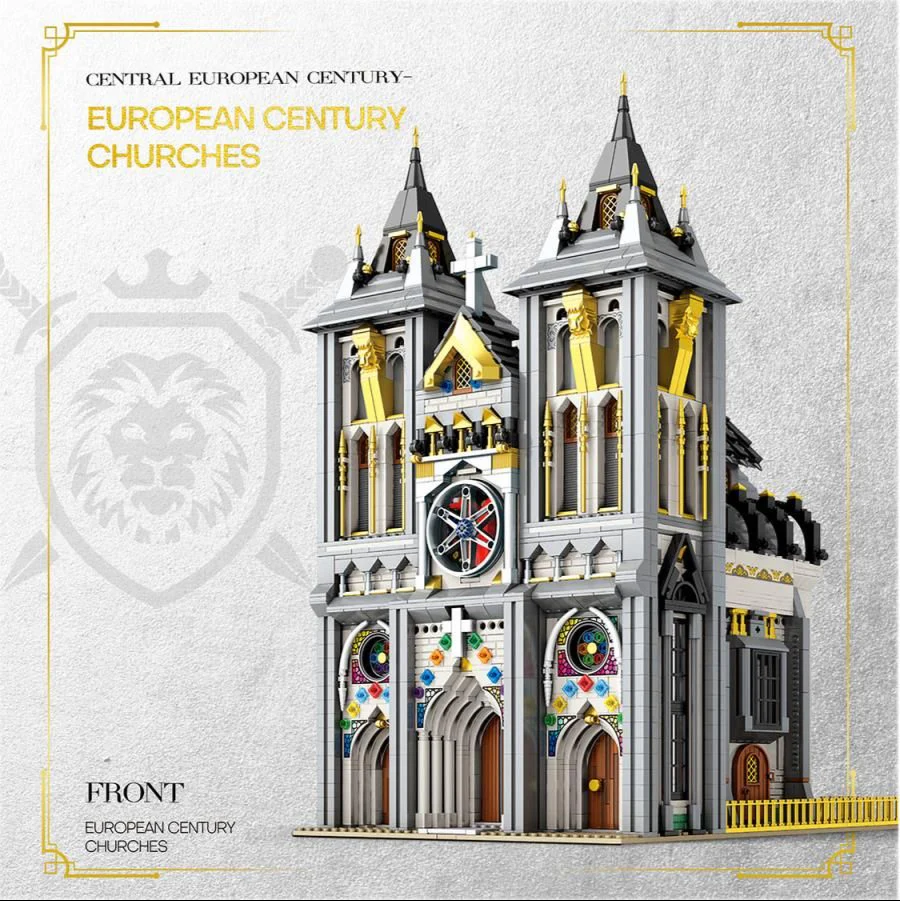 66027 Medieval Church 3468pc Construction Set - Image 3