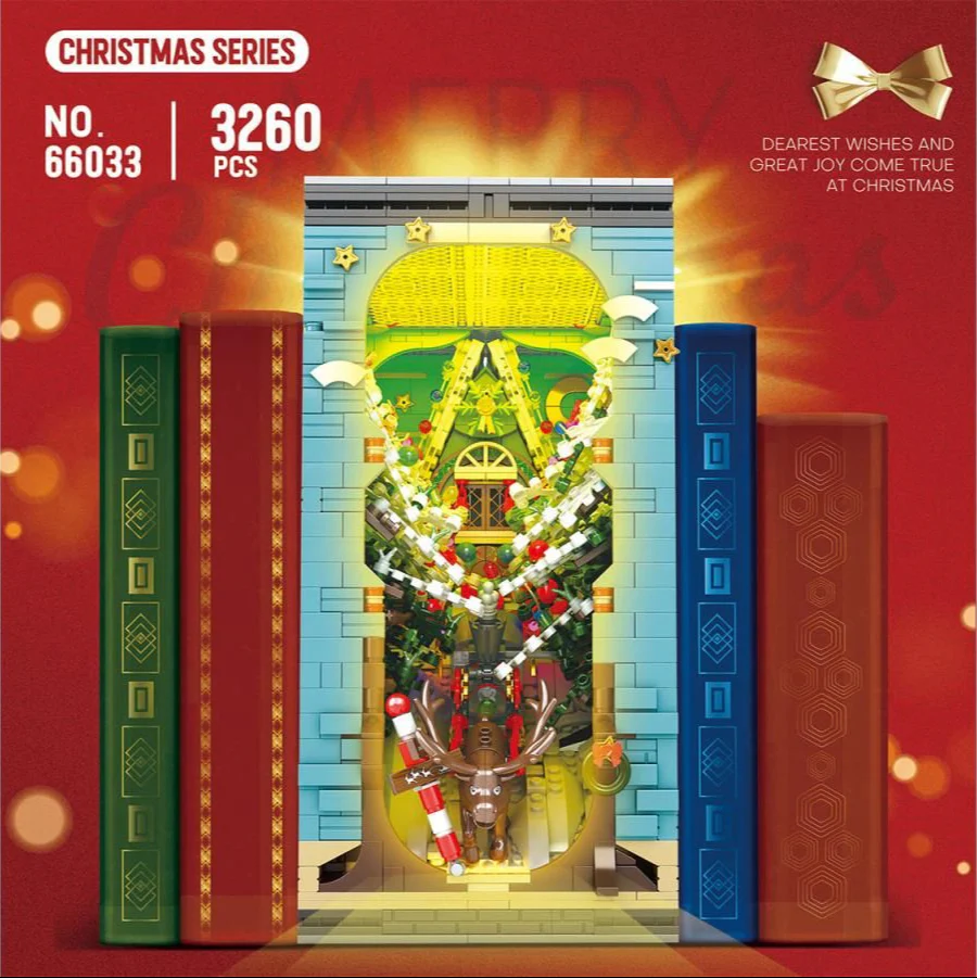 66033 Christmas Book 3260pc Construction Set - Image 2