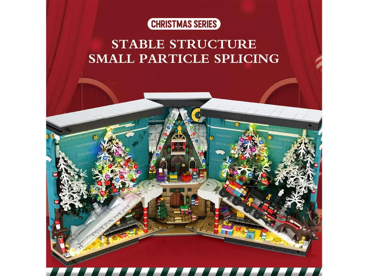 66033 Christmas Book 3260pc Construction Set - Image 3