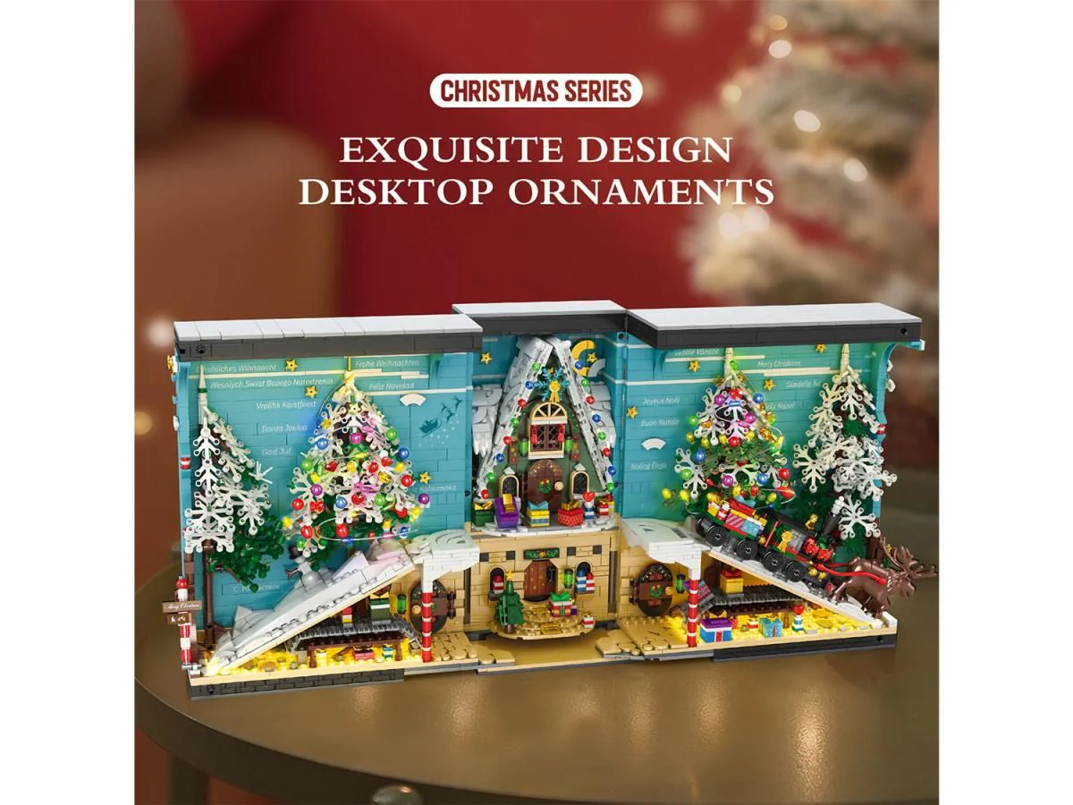 66033 Christmas Book 3260pc Construction Set - Image 4