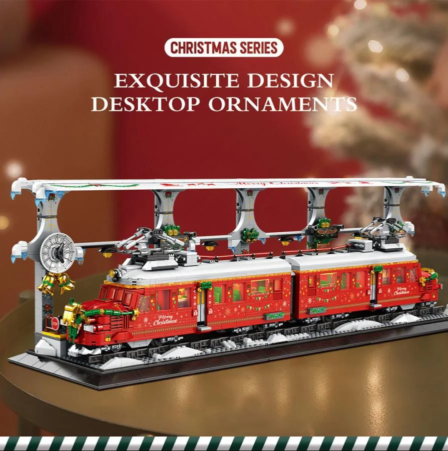 66034 Christmas Train 2822pc Construction Set - Image 3