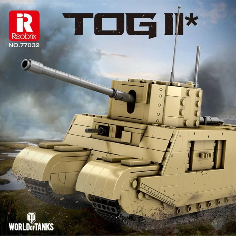 77032 World of Tanks TOG II 1427pc Construction Set - Image 7