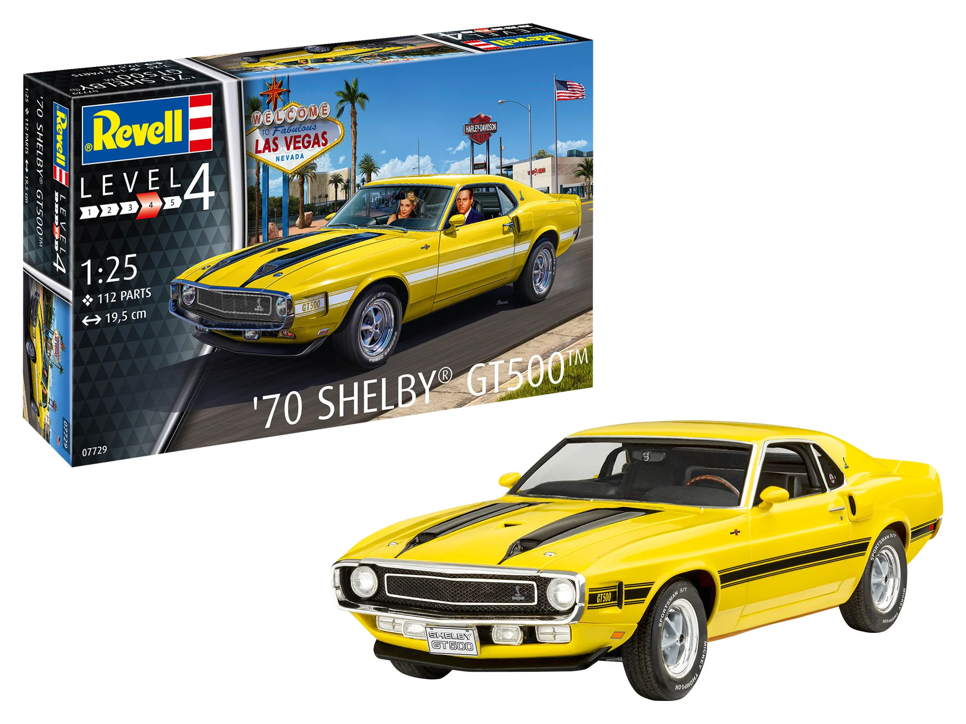 07729 70 Shelby Mustang GT500 Model Kit