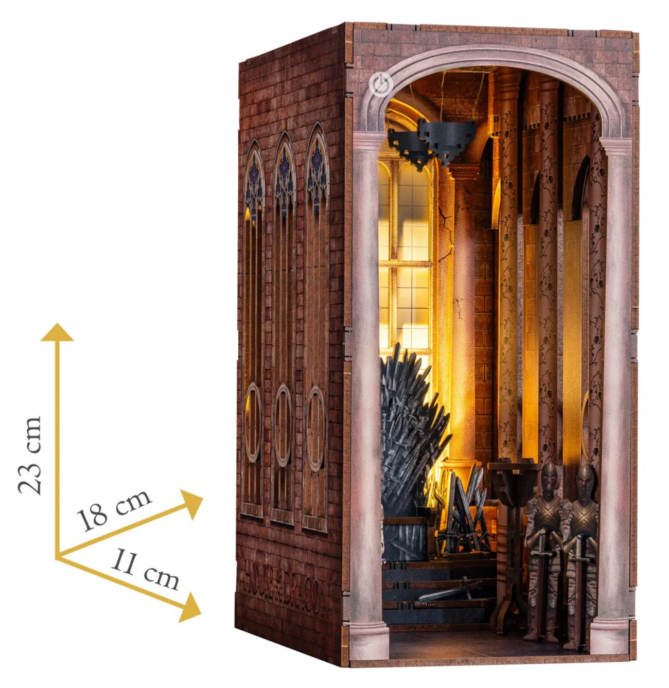 00531 House of the Dragon Iron Throne Tiny Adventures Model Kit - Image 2