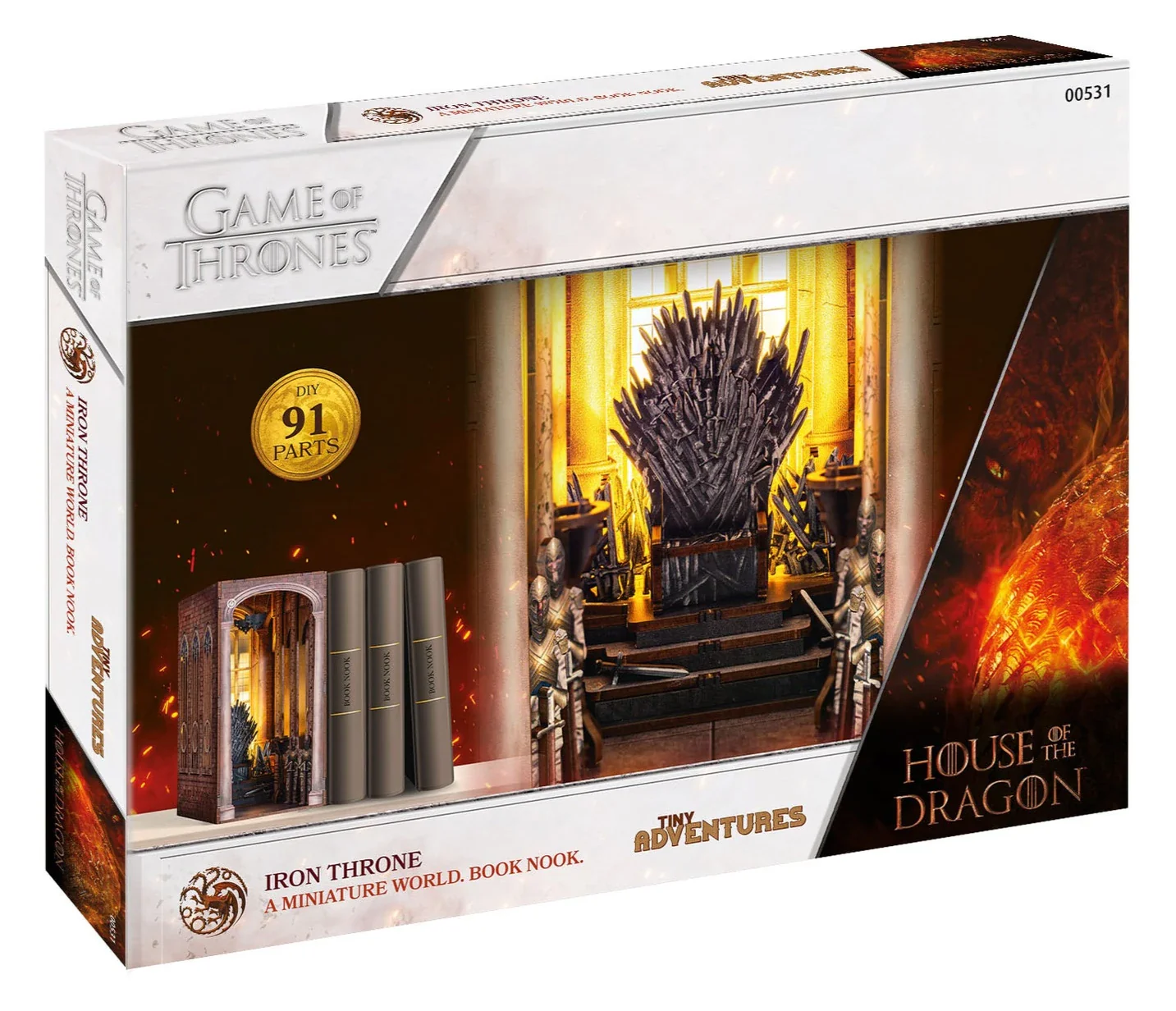 00531 House of the Dragon Iron Throne Tiny Adventures Model Kit - Image 9