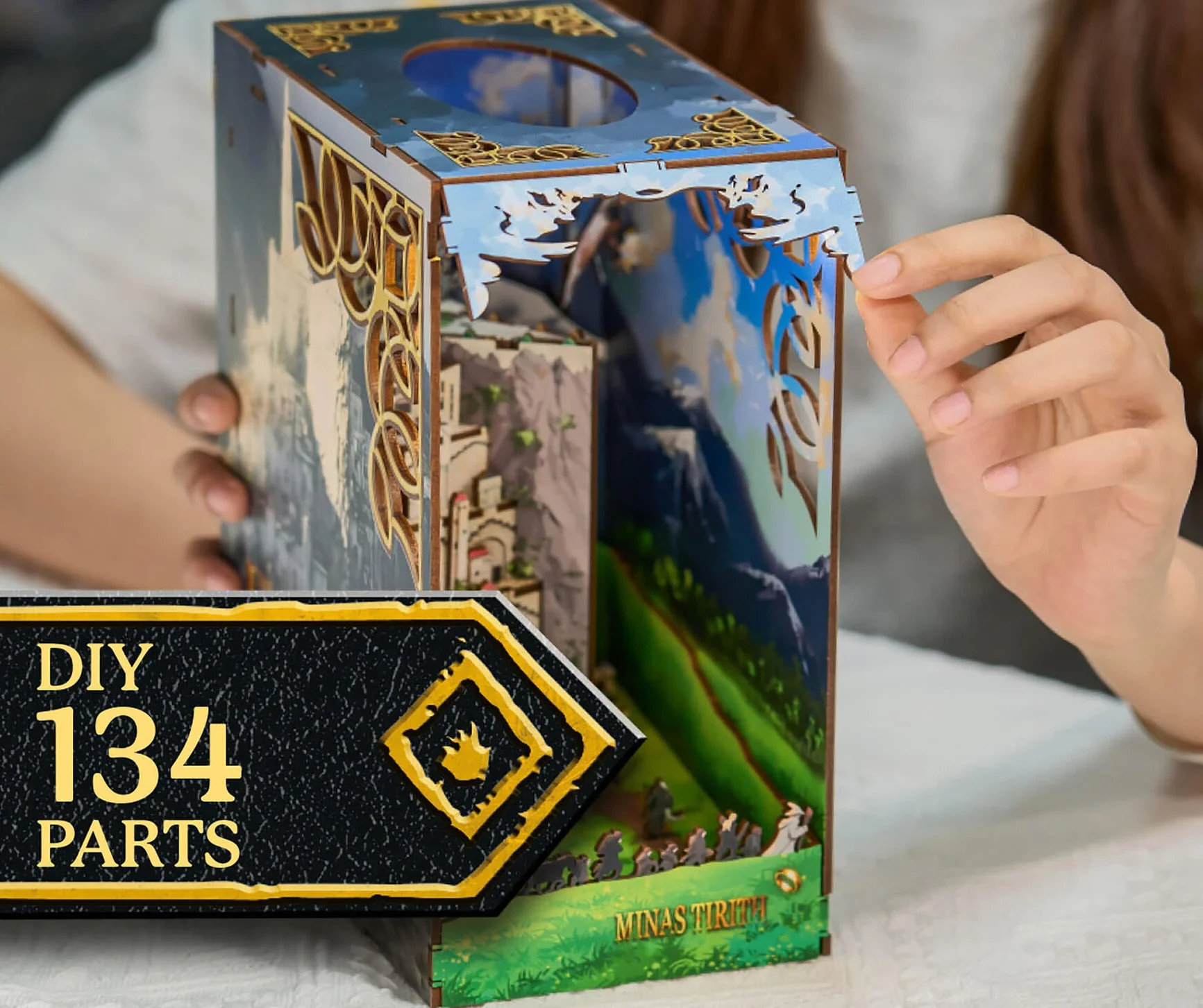 00536 Lord of the Rings Minas Tirith Tiny Adventures Model Kit - Image 5