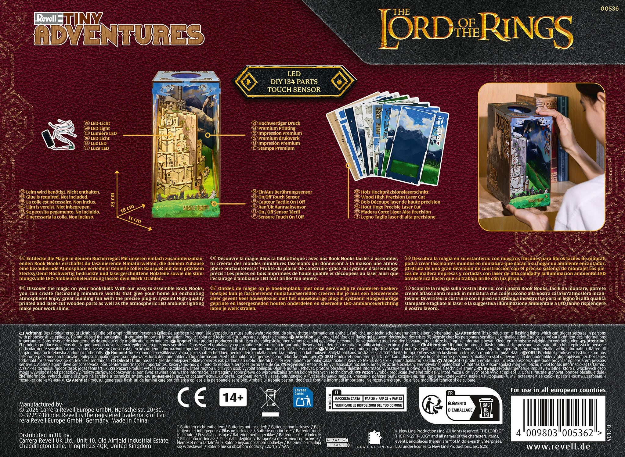 00536 Lord of the Rings Minas Tirith Tiny Adventures Model Kit - Image 7