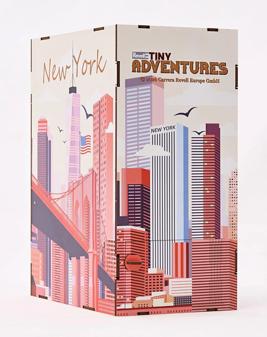 00540 New York Tiny Adventures Book Nook Model Kit - Image 3