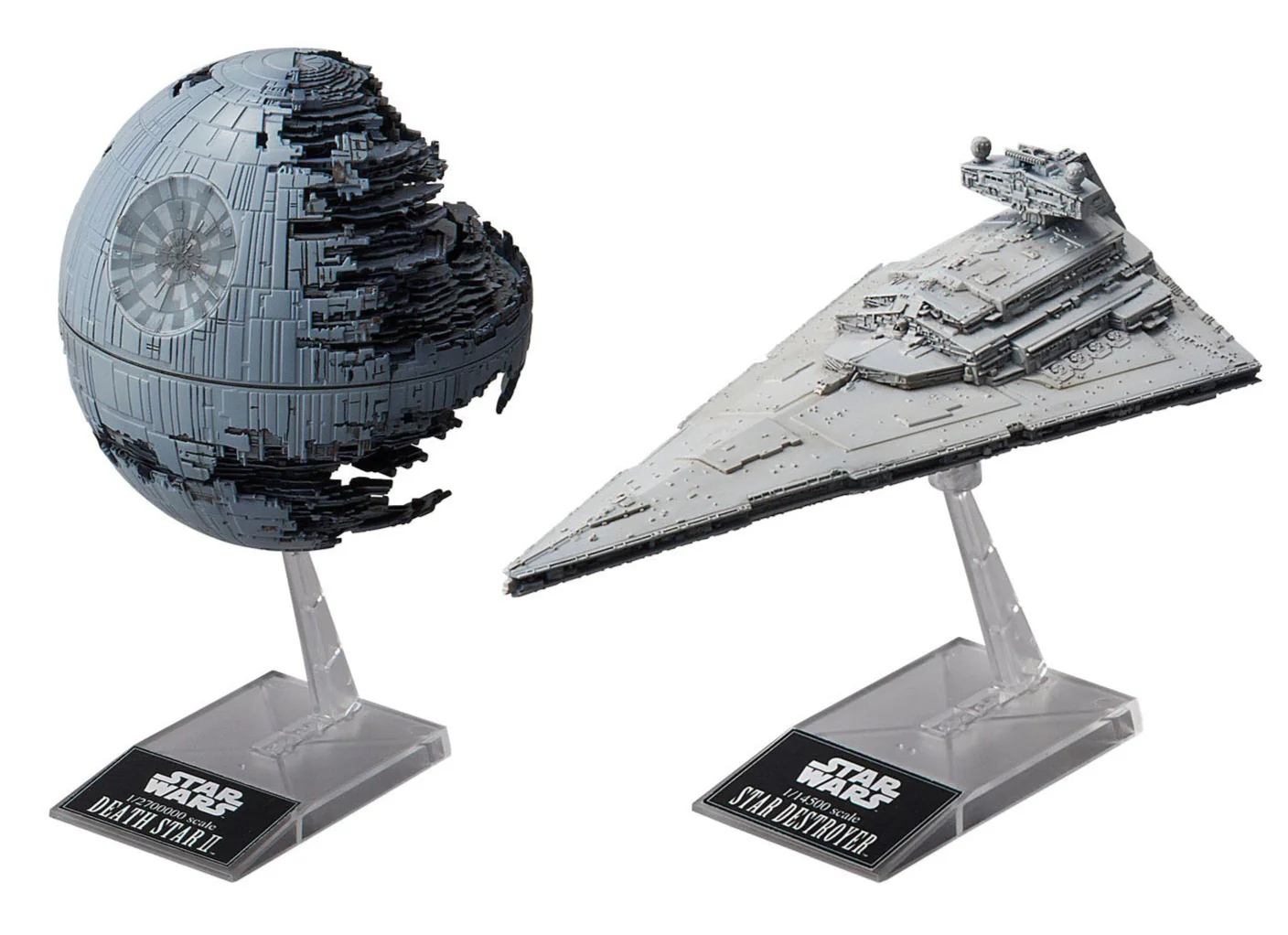 01207 Bandai Star Wars Death Star II Imperial Star Destroyer Set Model Kit