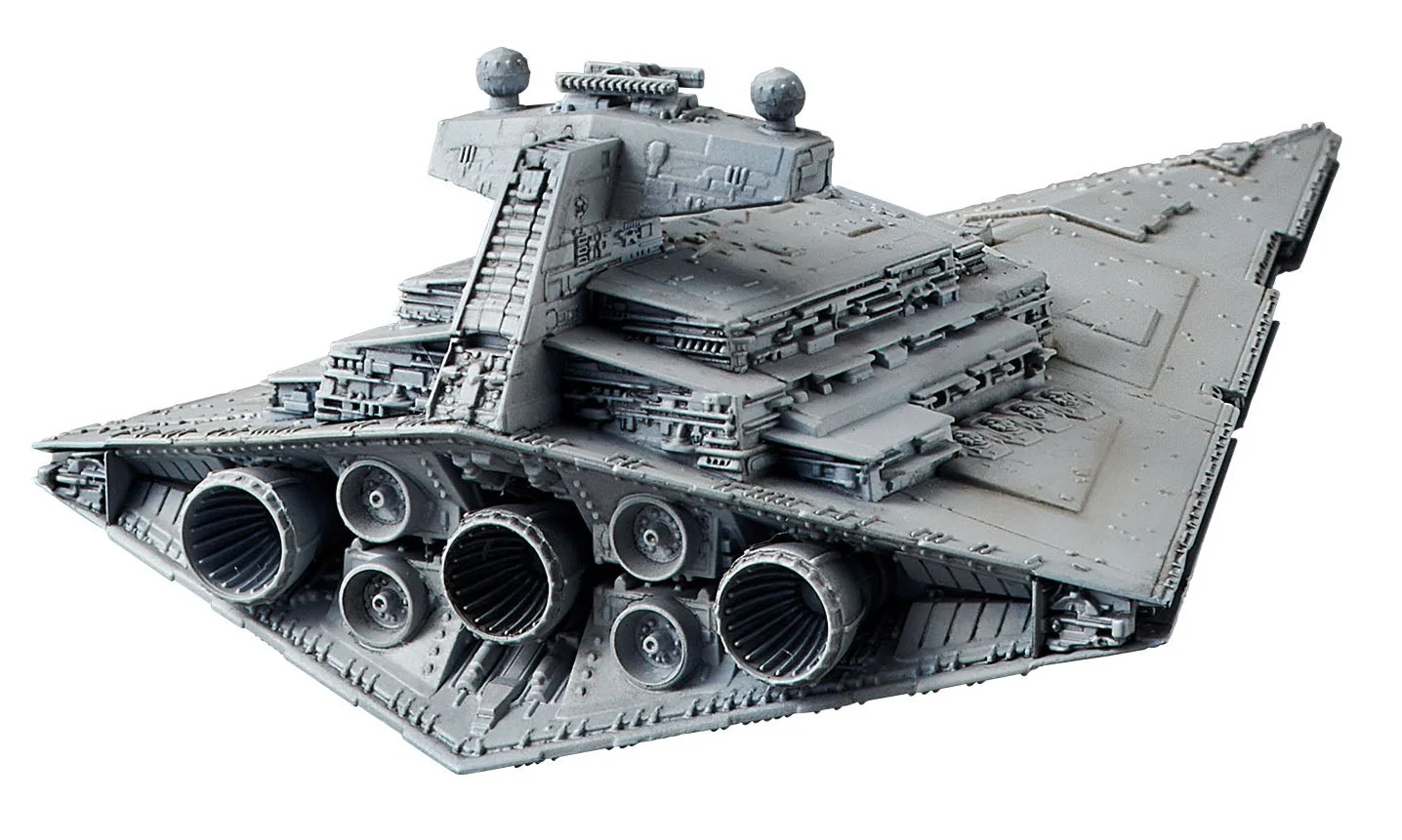 01207 Bandai Star Wars Death Star II Imperial Star Destroyer Set Model Kit - Image 7