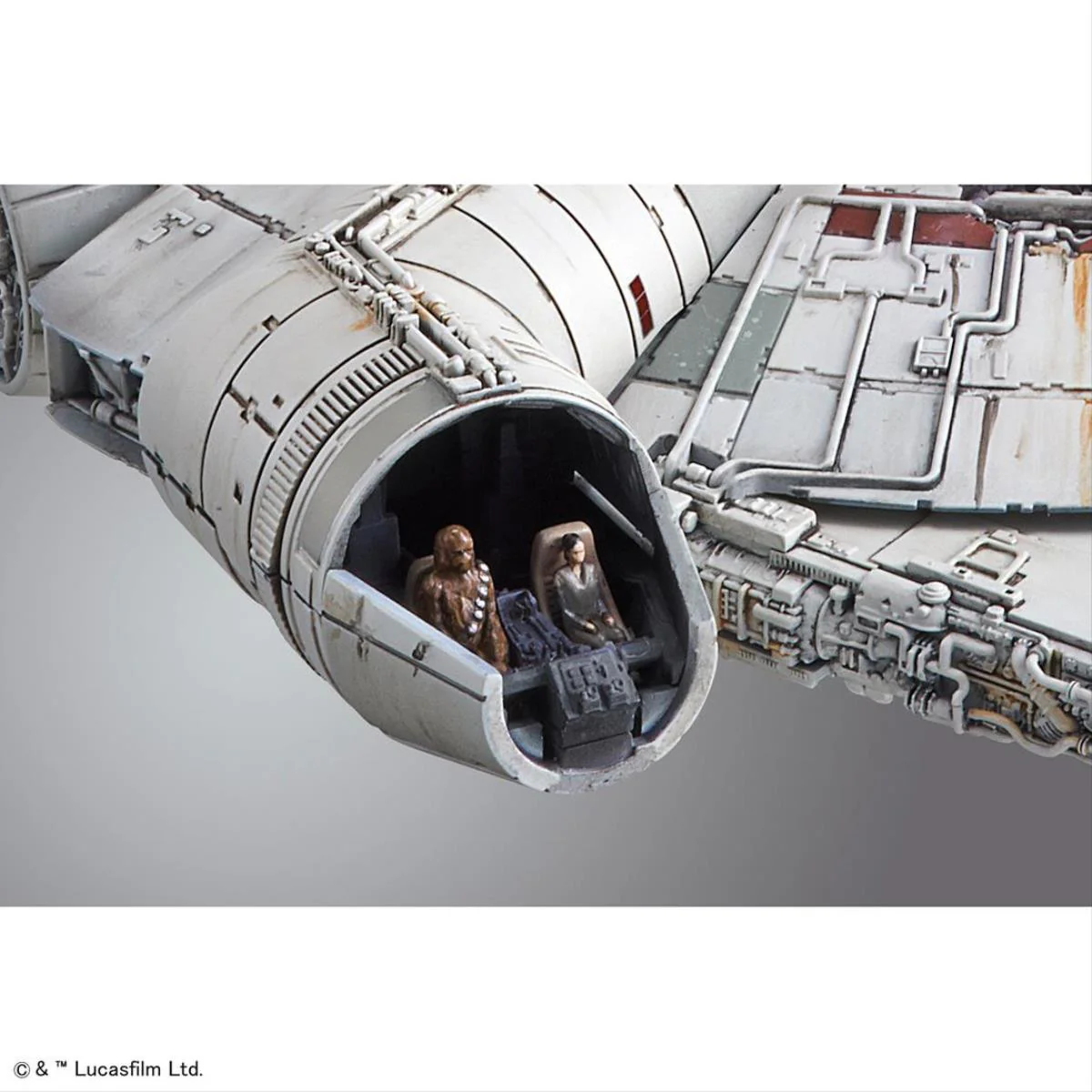 01211 Bandai Star Wars Millennium Falcon: The Last Jedi (1:144 Scale) Model Kit - Image 10