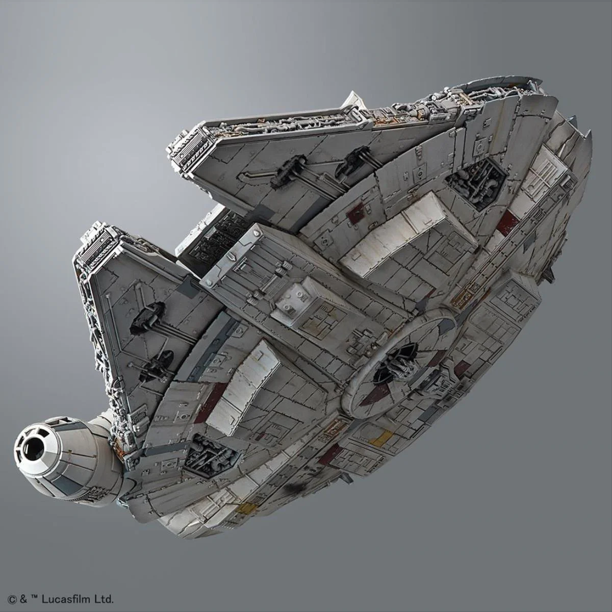 01211 Bandai Star Wars Millennium Falcon: The Last Jedi (1:144 Scale) Model Kit - Image 4