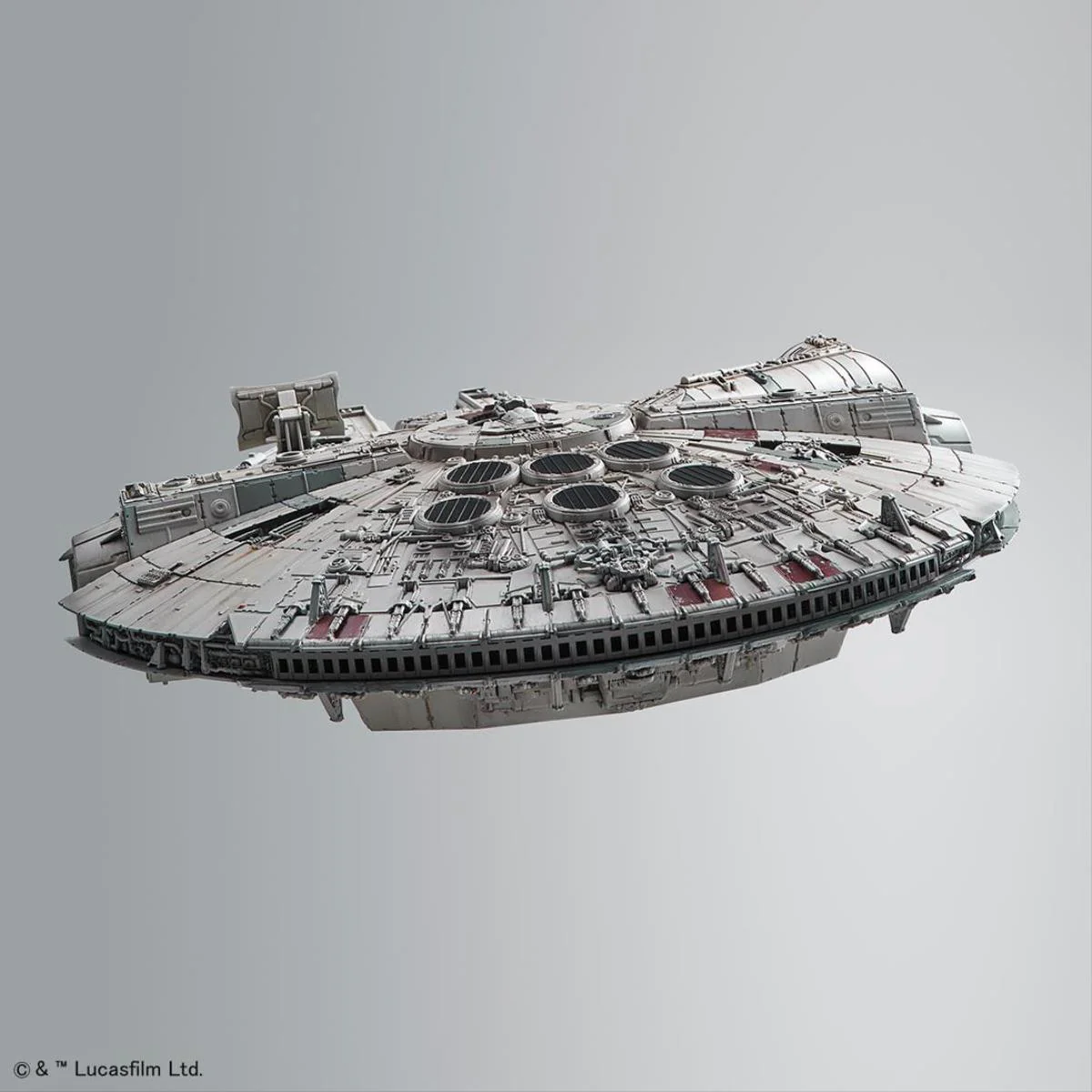 01211 Bandai Star Wars Millennium Falcon: The Last Jedi (1:144 Scale) Model Kit - Image 5