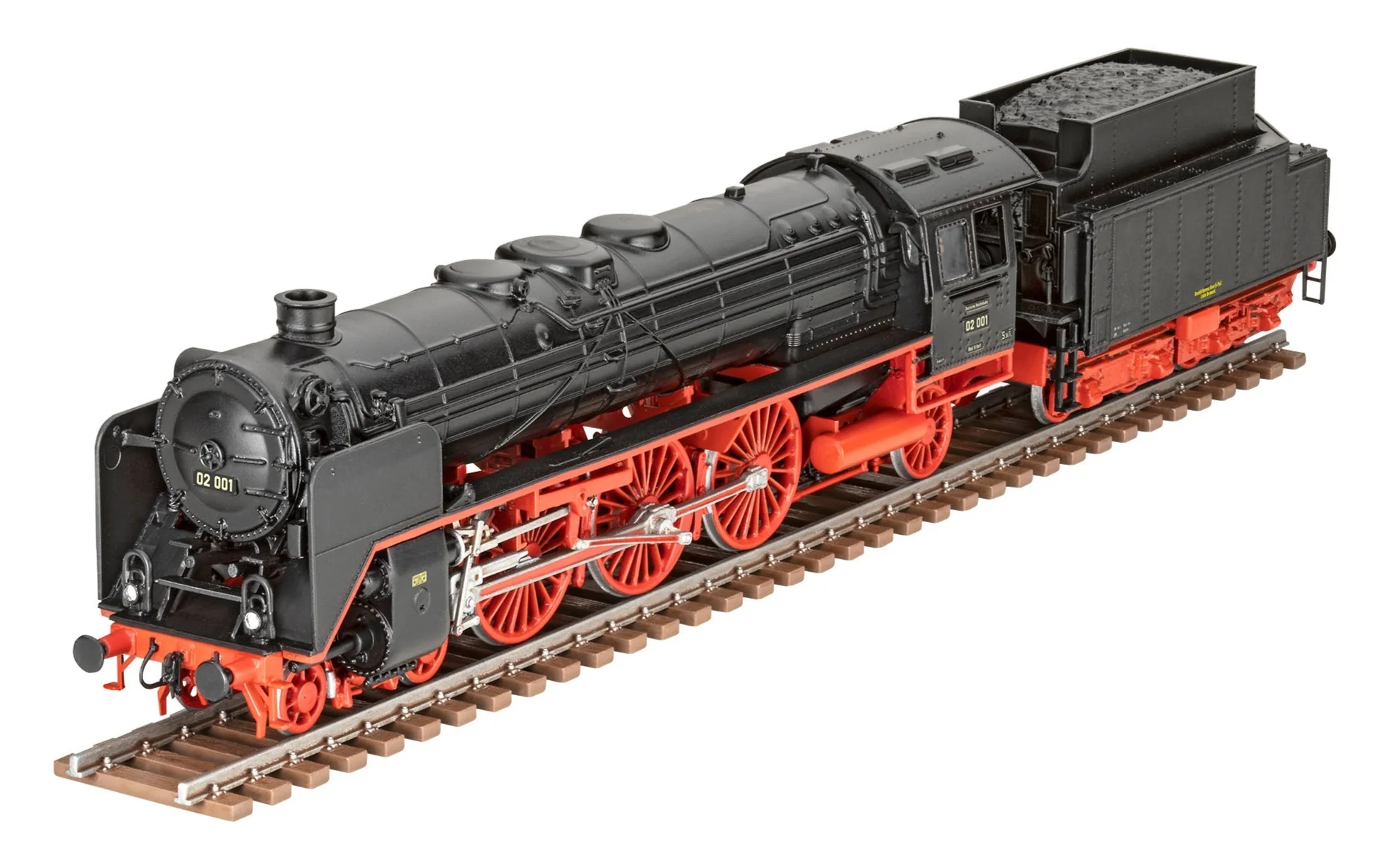 02171 Express Locomotive BR 02 & Tender 2'2' T30 (1:87 Scale) Model Kit - Image 2