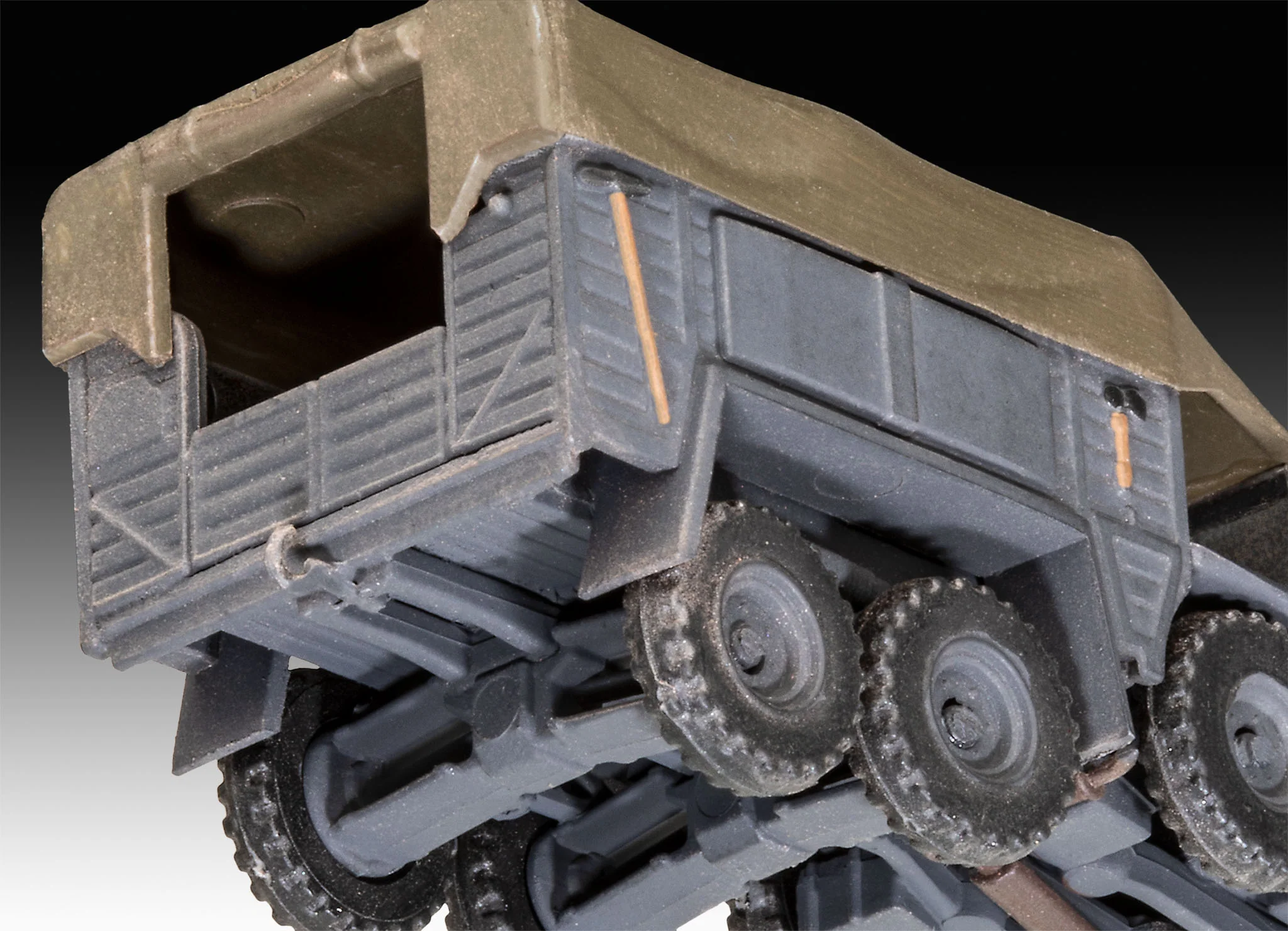 03344 German Krupp Protze KFZ 69 W/3.7CM PAK (1:76 Scale) Model Kit - Image 5
