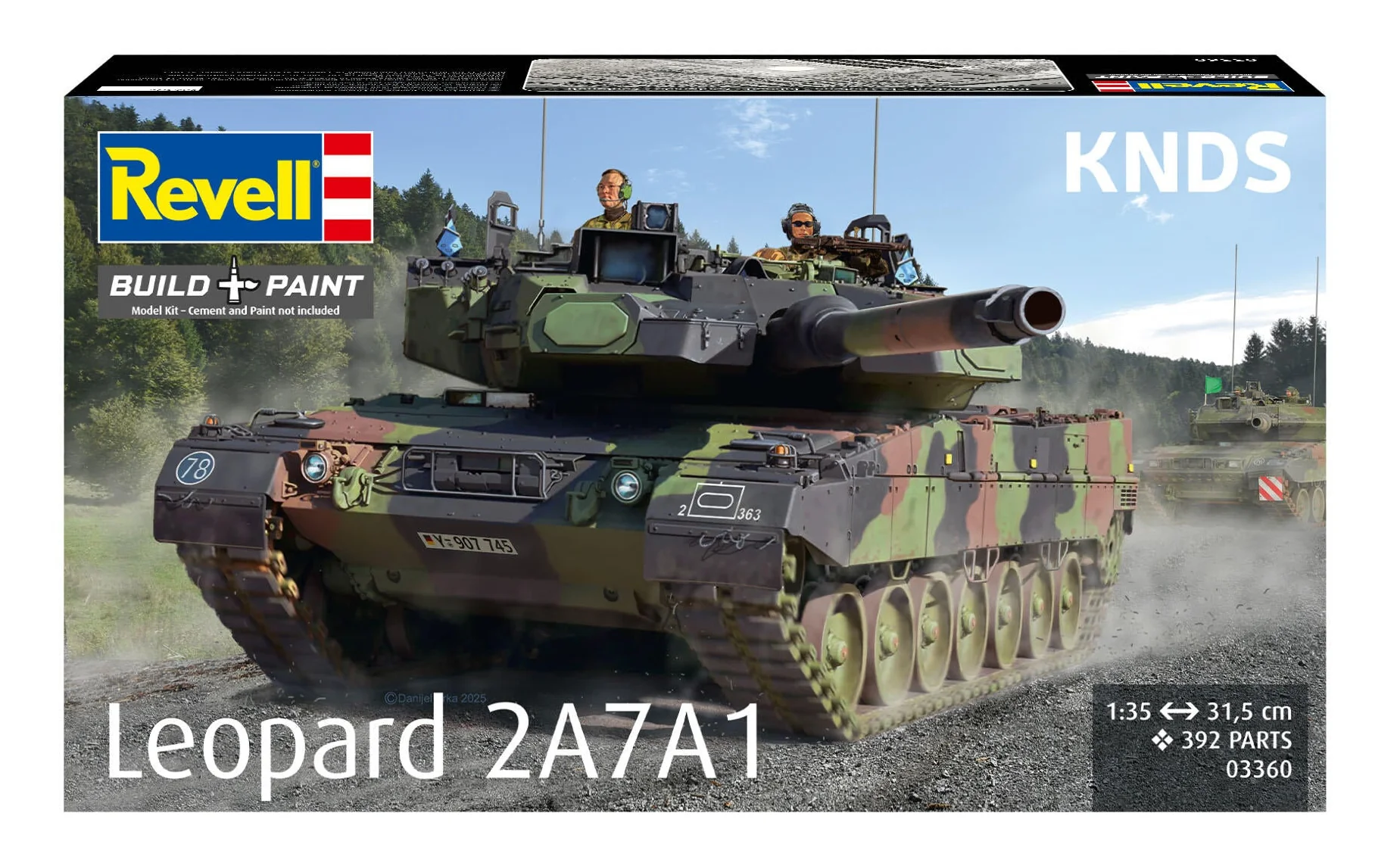 03360 Leopard 2A7A1 Model Kit - Image 8