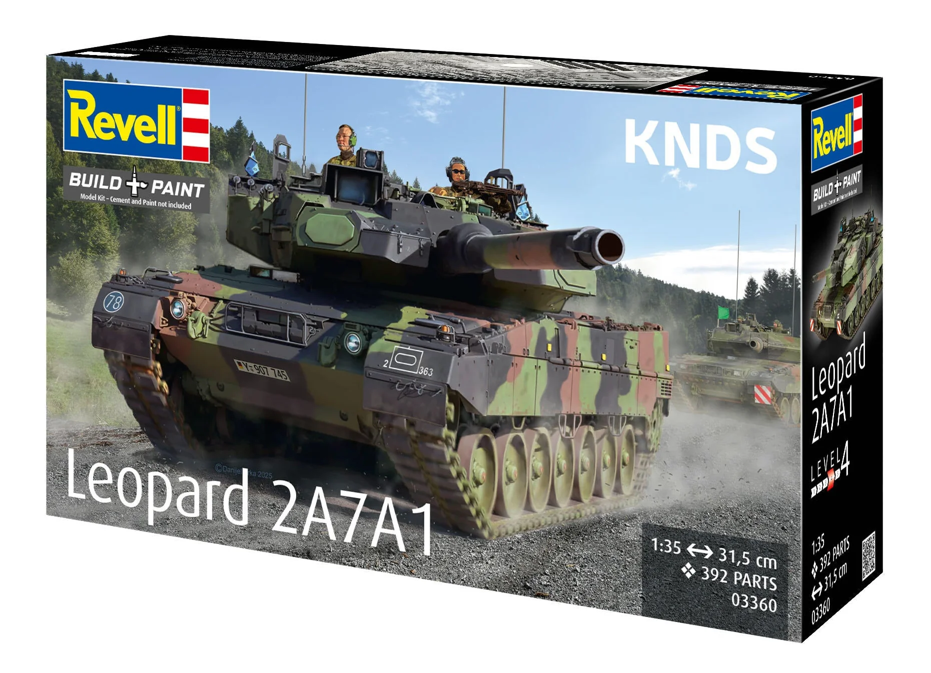 03360 Leopard 2A7A1 Model Kit - Image 9