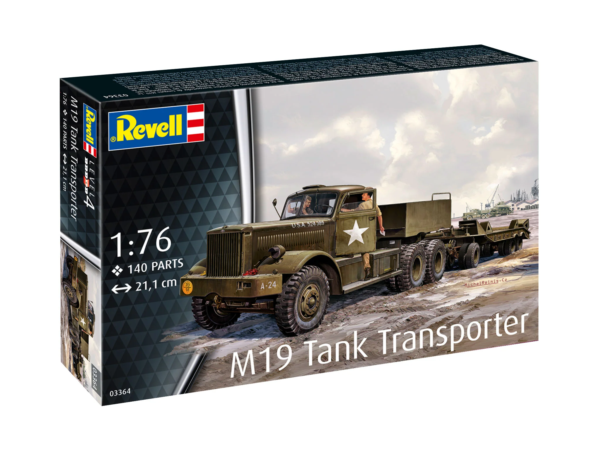 03364 M19 Tank Transporter Model Kit - Image 11