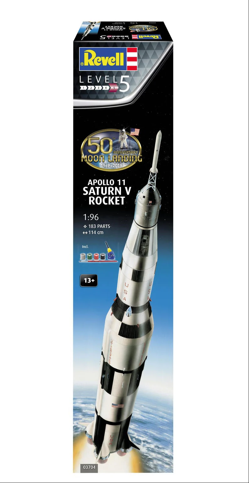 03704 Apollo 11 Saturn V Rocket Model Kit - Image 9